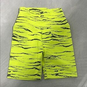 Beyond Yoga neon biker shorts
